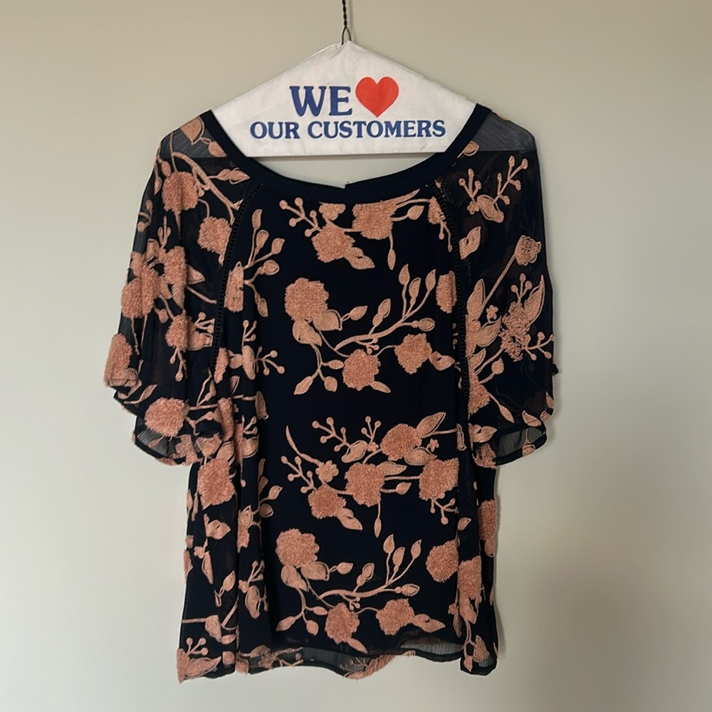 Mave-Franca textured embroidered blouse